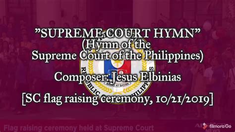 philippine judiciary hymn lyrics